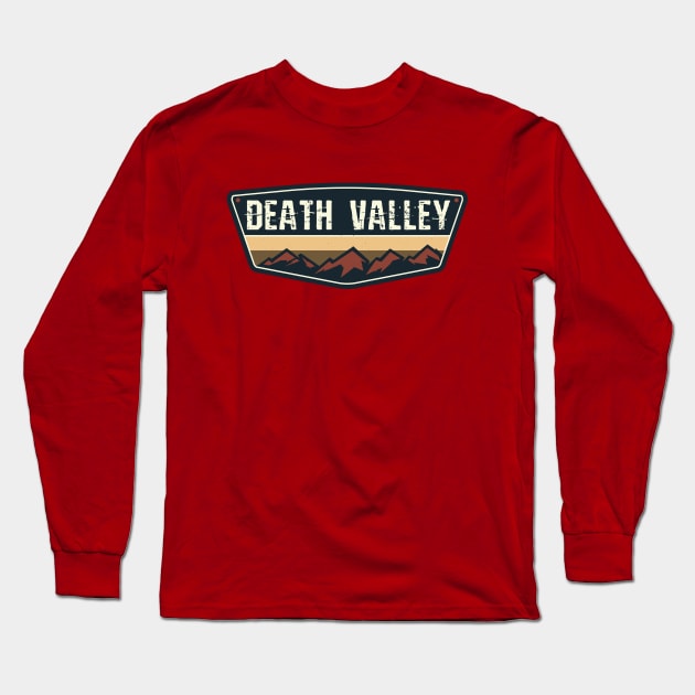 Death Valley Logo Apparel & Accessories Long Sleeve T-Shirt by bahama mule